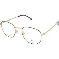 Carrera 323 Herren-Brille inkl. Gläser Vollrand Geometrisch Metall-Gestell 51/21/145, schwarz