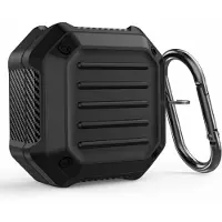 Cadorabo Hülle für Samsung Galaxy Buds PRO/LIVE/Buds 2 in Schwarz Tragbare TPU Kopfhörer Schutzhülle