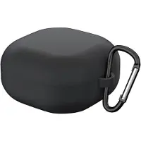 Cadorabo Hülle für Samsung Galaxy Buds PRO/LIVE/Buds 2 in Schwarz Tragbare Silikon Kopfhörer Schutzhülle