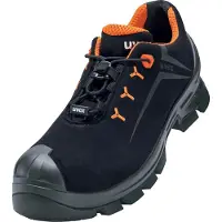 Uvex Sicherheitshalbschuhe S3 HI, HRO SRC 2 MACSOLE aus Mikrovelours, xenova Kunststoffkappe, Weite 14, Größe 38