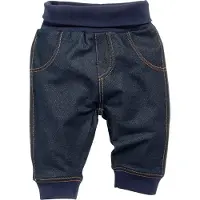 Schnizler Baby Sweat-Hose Jeans-Optik in Blau | Gr.: 62