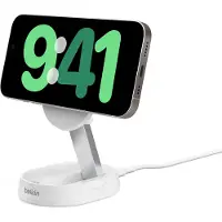 Belkin BoostCharge Pro, Drinnen, AC, Kabelloses Aufladen, 1,5 m, Weiß