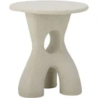 Bloomingville Blooming Ville Amiee Beistell Tisch | Weiß | Poly Resin | 82062011