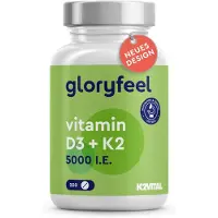 Gloryfeel Vitamin D3 K2 (K2Vital von Kappa) 5.000 I.e. Tabletten 50 g