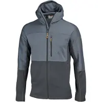 Fjällräven Sweatjacke Abisko Trail Fleece Herren Iron Grey / Light Grey-S