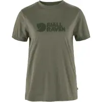 Fjällräven T-Shirt Logo Tee Damen Olive-S