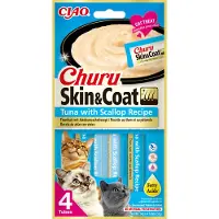 Inaba Ciao Churu Skin & Coat Thunfisch mit Jakobsmuschel Katzensnack