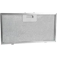 Alapure Metallfilter geeignet für Bauknecht 480122101731 327x177x9mm