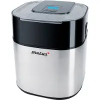 Steba IC 30 Traditionelle Eismaschine, 1,5 l, 9,5 W, Schwarz, Edelstahl