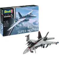 Revell F/A-18E Super Hornet, Starrflügelflugzeug-Modell, Montagesatz, 1:32, F/A-18E, Unisex, Kunststoff