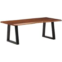 vidaXL Couchtisch Honigbraun 110x55x40 cm Massivholz Akazie