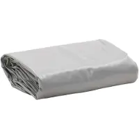 vidaXL Abdeckplane Grau 1x2,5 m 650 g/m²