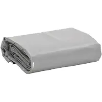 vidaXL Abdeckplane Grau 4x7 m 650 g/m²