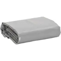 vidaXL Abdeckplane Grau 4x4 m 650 g/m²