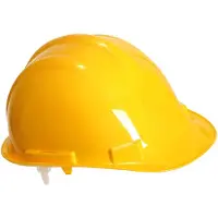 Portwest Schutzhelm Expertbase PW50, EN 397, EN 50365, mit 4-Punkt-System, Größe 52-62, schwarz