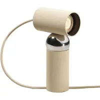 Flos Bilboquet Tischleuchte Linen - , Bilboquet, Beige, für Wohnzimmer, Kunststoff, Design