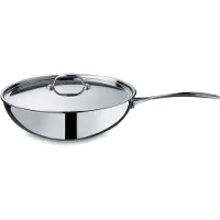 Mepra Wok Glamour Stone Silber 30 cm