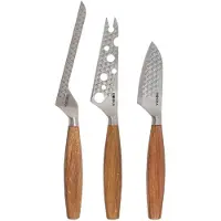 Boska Käsemesserset Oslo+ Brown / Silver (3er Set)