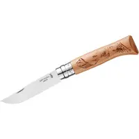 Opinel - Couteau Tradition Gravé T8 Vélo - Geschirr