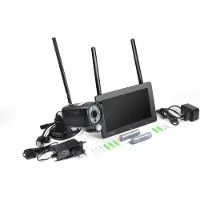 Technaxx TX-128 4880 Funk, Kabellos, WLAN IP-Funk-Überwachungs-Set 4-Kanal mit 1 Kamera 1920 x 1080 Pixel