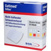 Bsn Medical Cutimed Siltec Schaumverb.15x15 cm nicht haftend 12 St Kompressen