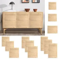 vidaXL Schranktür Lamellen-Design 61,5x39,4 cm Massivholz Kiefer