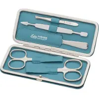 Erbe Manicure Etuis Bügeletui, 5-teilig, Meerblau