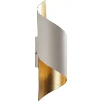 LINDBY Wandlampe Vanni , dimmbar, weiß / opal, für Schlafzimmer, Metall, Modern, Wandleuchte, Wandlampe Innen