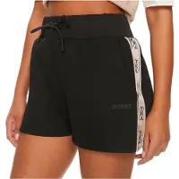 Guess Activewear Sportshorts Britney V3GD13 KB3P2 Schwarz Loose Fit