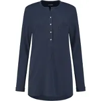Yumeko Pyjamaoberteil Jersey Baumwolle S Blau - Eco, Bio & Fairtrade