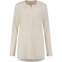 Yumeko Pyjamaoberteil Jersey Baumwolle M Weiß - Eco, Bio & Fairtrade