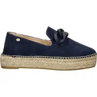 Fred de la bretoniere Espadrilles June Li Suede Damen Dark Blue-Schuhgröße 38