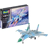 Revell Suchoi Su-27 Flanker, Fixed-wing aircraft model, Montagesatz, 1:144, Suchoi Su-27 Flanker, Fortgeschritten, 48 Stück(e)