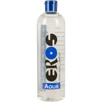Eros Gleitgel 'Aqua“ auf Wasserbasis | Latexkondomsicher 500 ml Gleitmittel