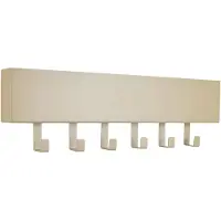 Loft42 Mula Wandgarderobe – 61x19x6 – Beige – Metall – 6 Haken