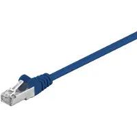 Goobay CAT 5e Patchkabel, F/UTP, Blau, 30 m