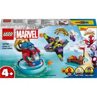 LEGO Marvel Spidey und seine Super-Freunde Spidey vs. Green Goblin Spider-Man-Spielzeug mit Minifiguren, Superhelden-Spielzeug mit Fahrzeugen, Geschenk für Jungs und Mädchen ab 4 Jahren 10793