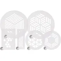 Plate-It Plattenschablonen PP Stencils Hexagon