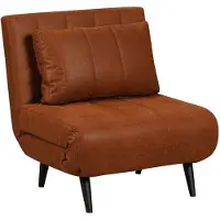 Livin24 Bronx71 Schlafsessel Hanna cognac