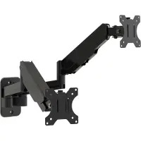 Multibrackets 0037, 16 kg, 43,2 cm (17"), 81,3 cm (32"), 100 x 100 mm, Höhenverstellung, Schwarz