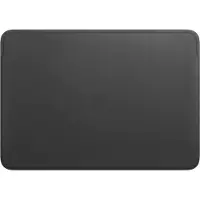 Apple Leder Laptop Hülle 16 Zoll - Laptop Sleeve - Schwarz