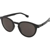 HUGO BOSS Boss 1575/S Herren-Sonnenbrille Vollrand Rund Kunststoff-Gestell, schwarz