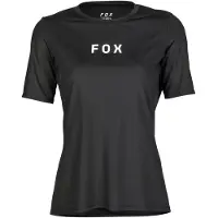 FOX Racing Ranger Woodmark Damen Bikeshirt-Schwarz-XS