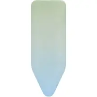 Brabantia Board Cover C, Bügelbrettabdeckung, Baumwolle, Grün, Blau, Einfarbig, 1240 x 450 mm, 1240 mm