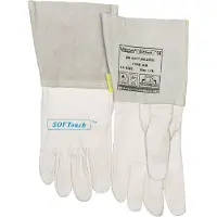 WELDAS 10-1005S Schweisserhandschuh aus Kalbsleder, Grösse S, 1 Paar