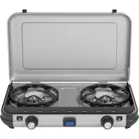 Campingaz - 2-Flammen-Gaskocher - Rechaud 2 Feux Camping Kitchen 2 R - Grau