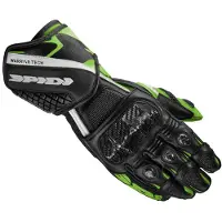 Spidi Carbo 5 Schwarz Kawasaki Grün Handschuhe Größe 3XL