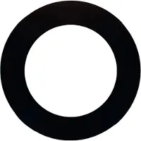 Karella 4 teiliger Dartboard Surround EVA, Auffangring für alle Dartscheiben, schwarz, Dart Umrandung, Catchring, Backboard für Steeldart, Wandschutz, rundes Auffangfeld für Dartpfeile