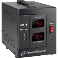 Powerwalker AVR 2000/SIV, 230 V, 50/60 Hz, 2 kVA, 1600 W, 2 AC-Ausgänge, Typ F