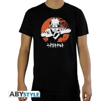 Abystyle NARUTO SHIPPUDEN - Tshirt Naruto man SS black - basic